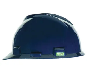 MSA - V-Gard - Fas Trac Suspension Hard Hat Safety Helmet - Dark Blue