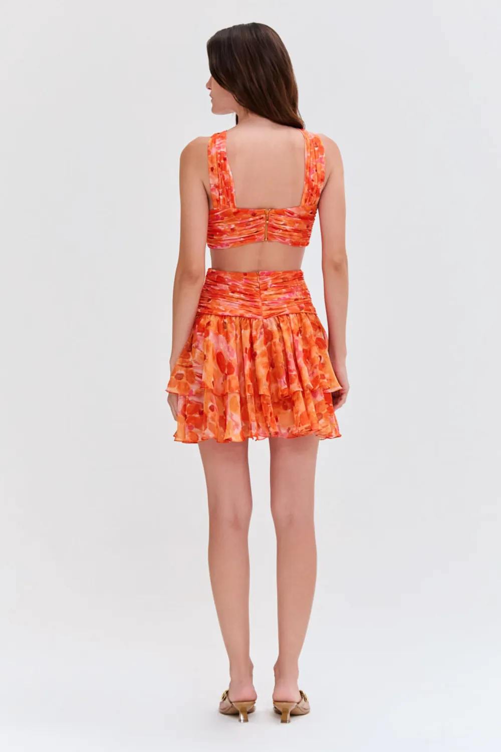 MYOSOTIS HALTERNECK MINI DRESS
