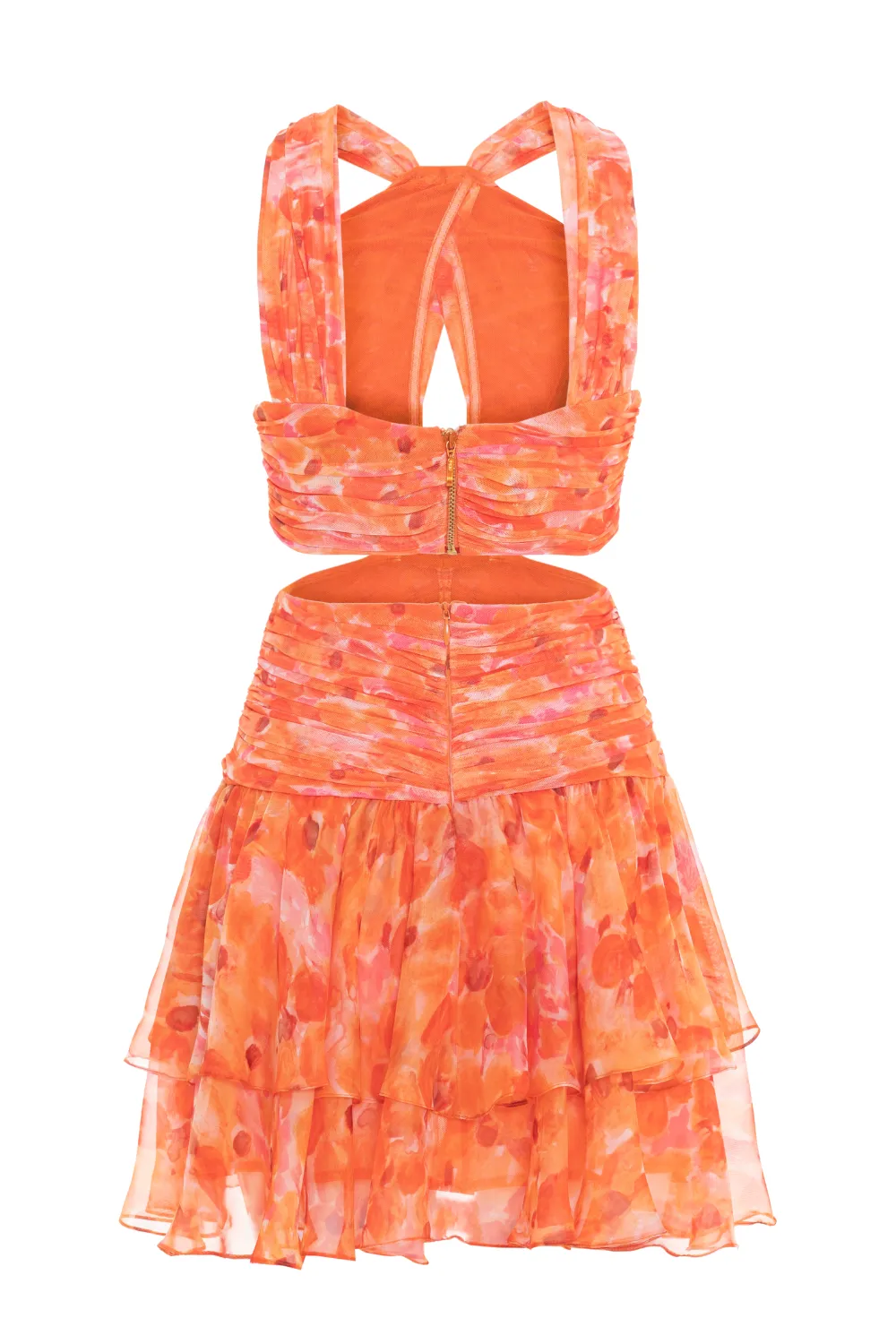 MYOSOTIS HALTERNECK MINI DRESS