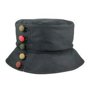 Olney Hats Olivia Oilcloth Bucket Hat - Black