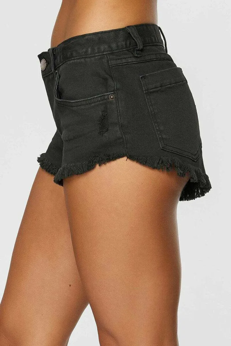O'Neill Bowie Denim Shorts Washed Black