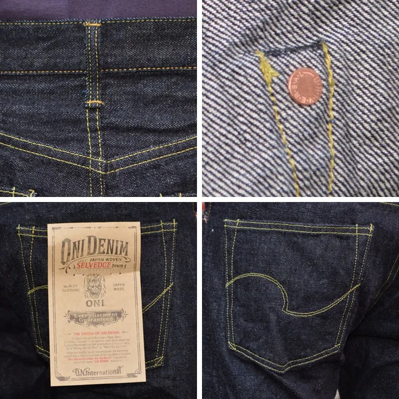 ONI DENIM "ONI-288" 15oz Low Tension Denim Regular Straight