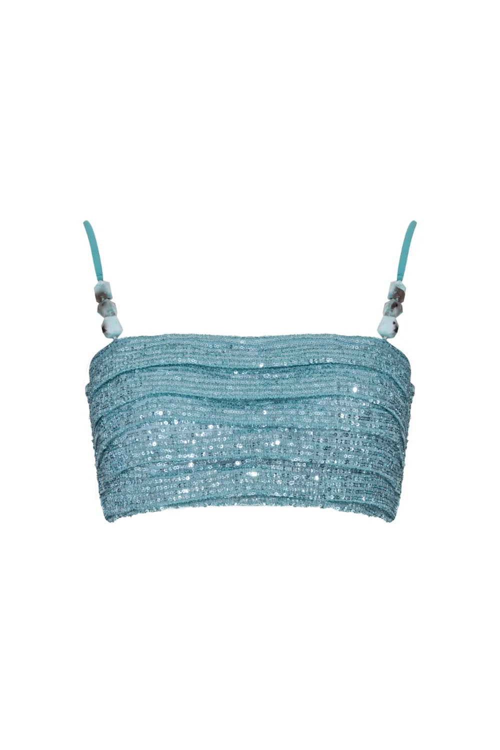 Sequin Cropped Top