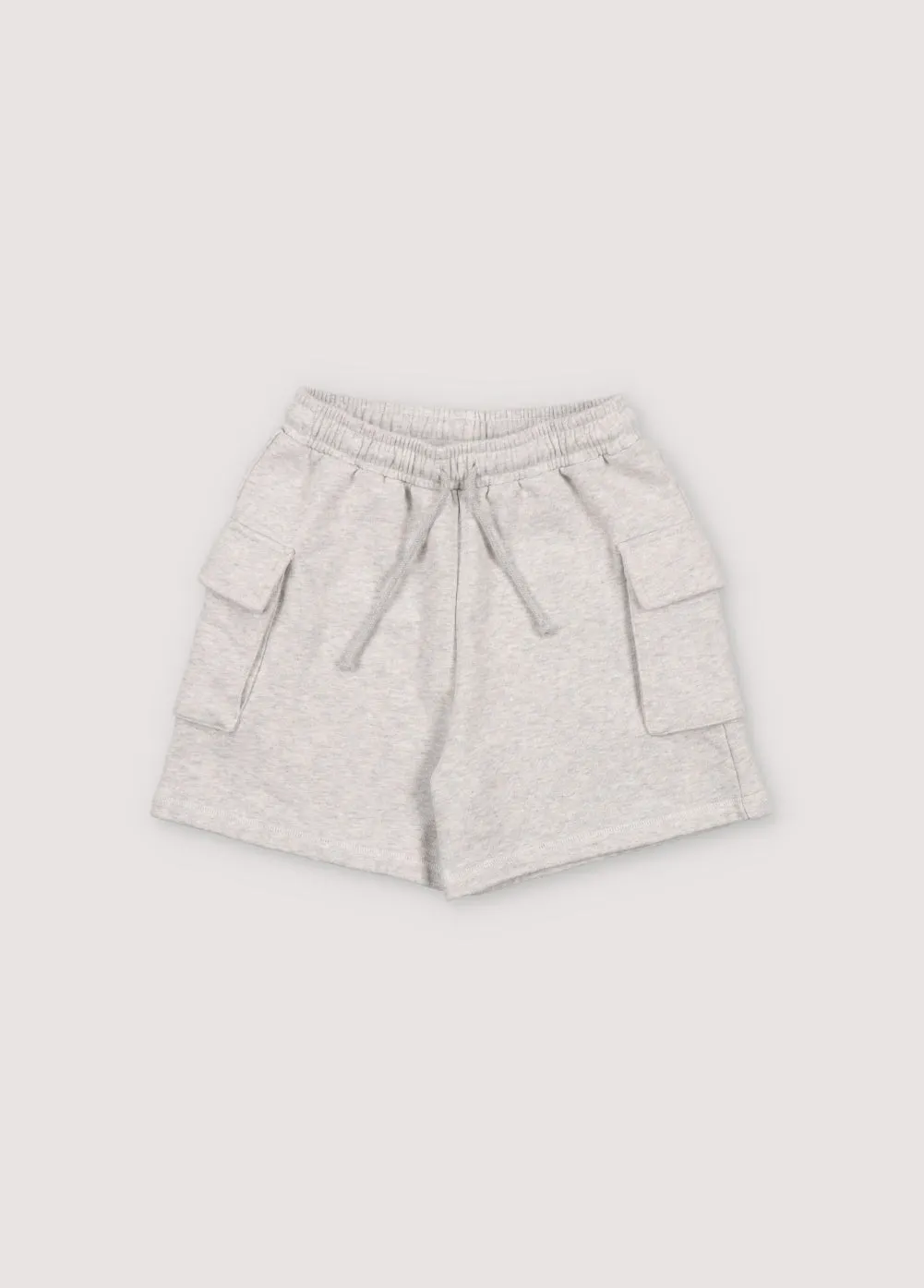 The New Society Grey Melange Pylos Bermuda Short