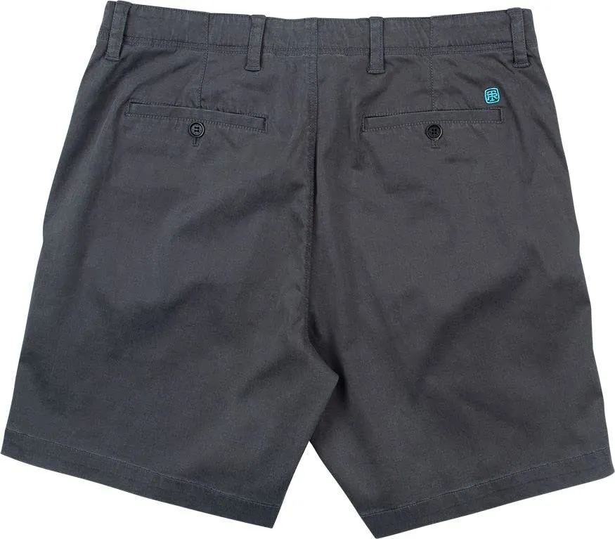 Tori Richard Men's Monte Carlo Size 40 Charcoal Quick Dry 8" Inseam Shorts