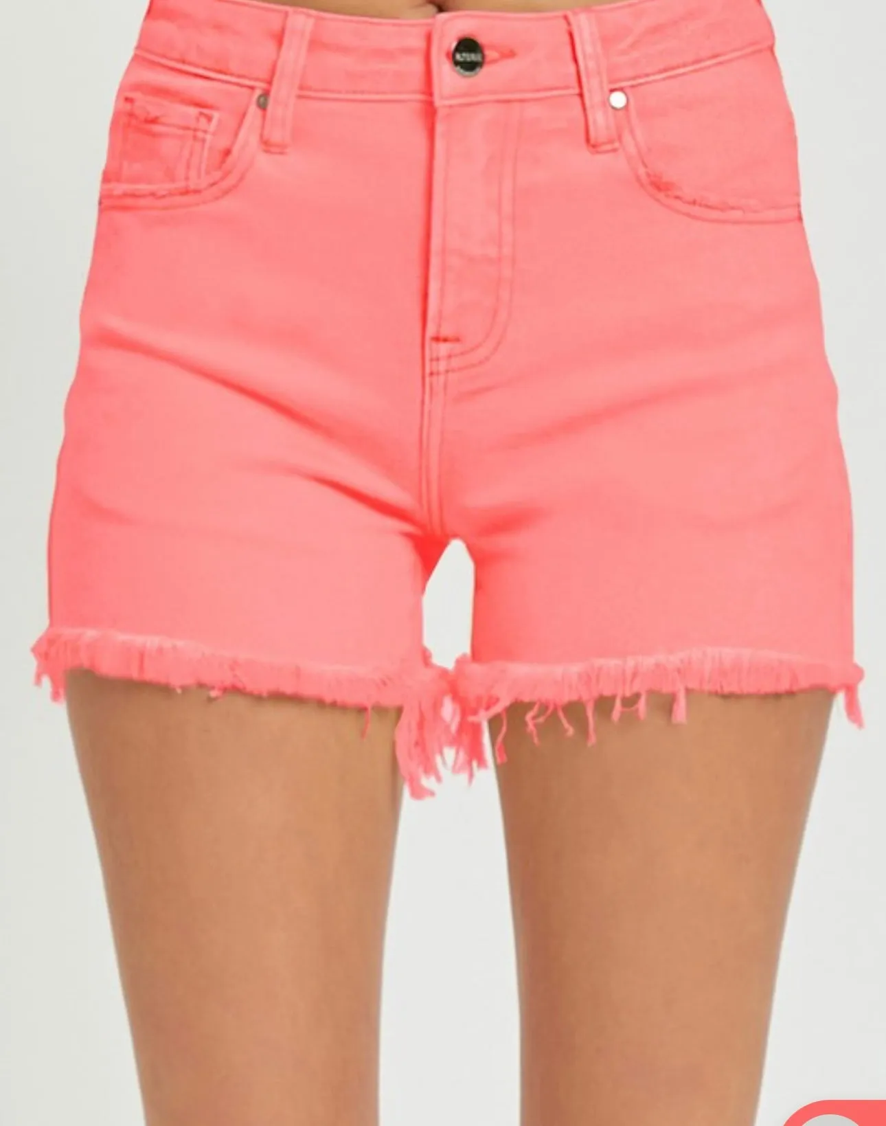 Tummy Control Coral Rise Hem Short