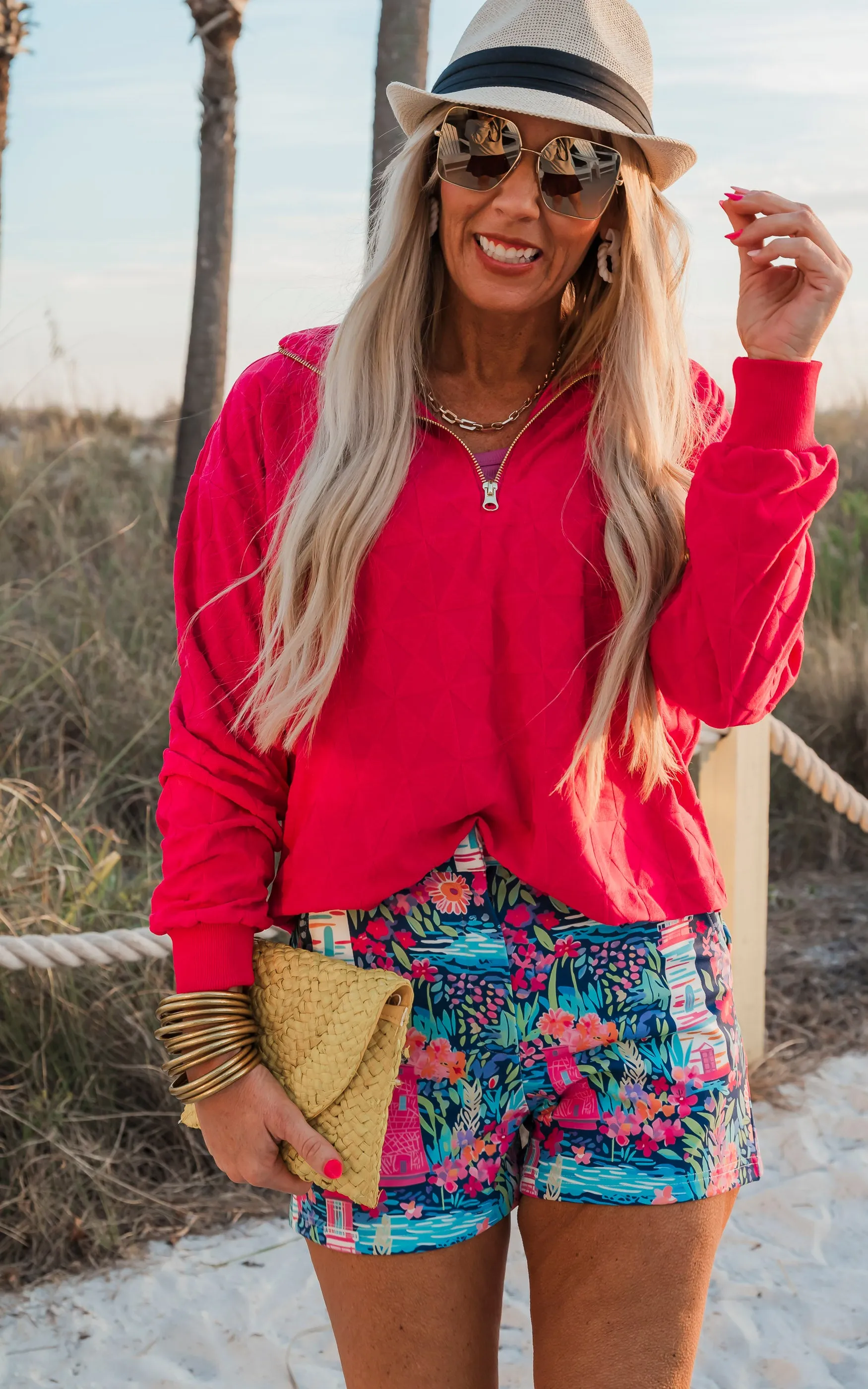 Vibrant Lighthouse Perfect Everyday Chino Shorts by Salty Wave* DEAL