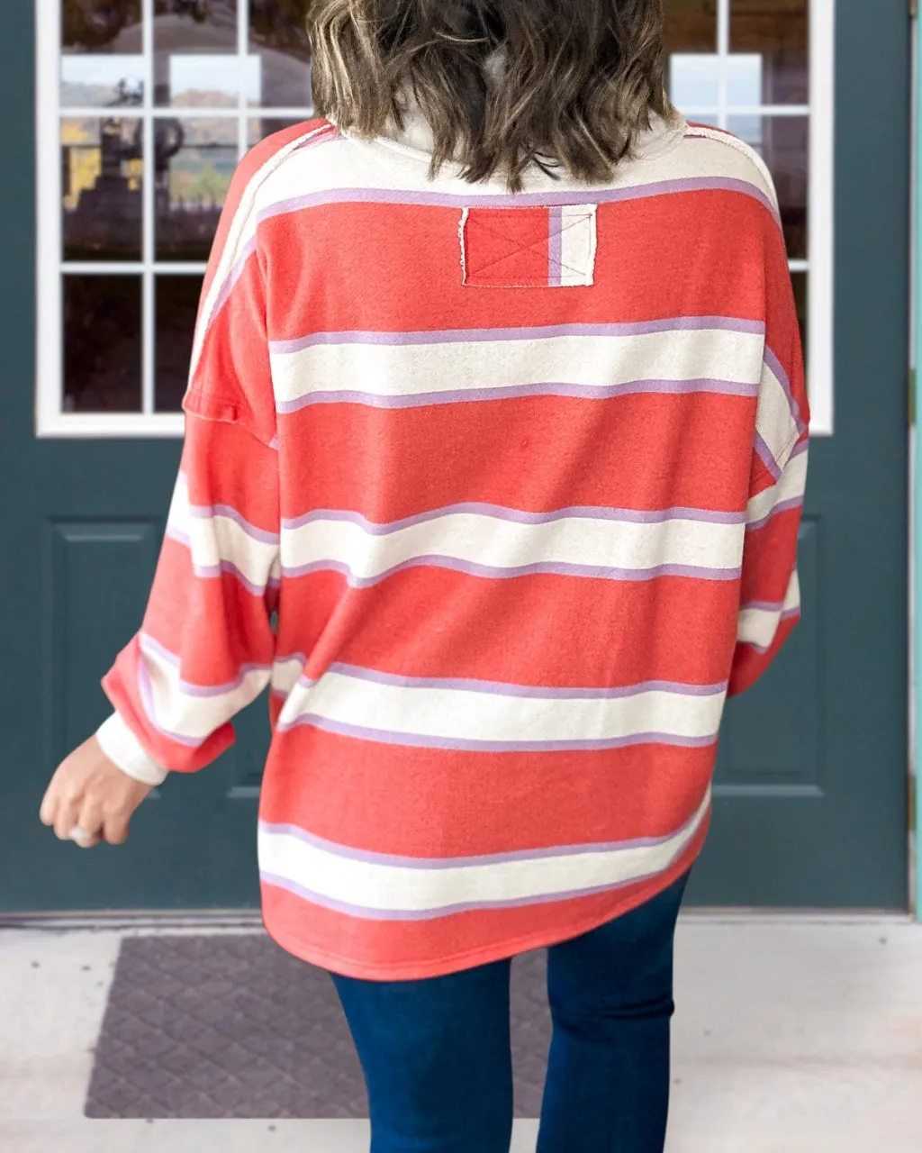 Vibrant Stripe Pullover