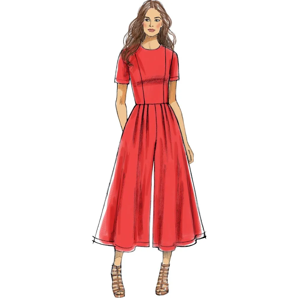 Vogue Pattern V9075 Misses' / Misses' Petite Dress and Jumpsuit