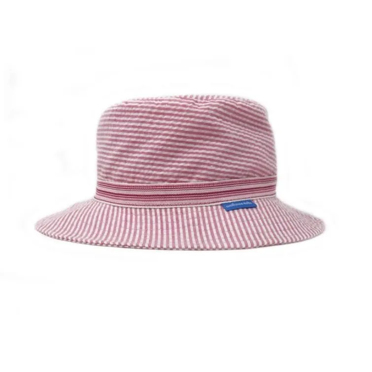 Wallaroo Hats Sawyer Girls Sun Protective Hat SAWY - Pink Stripes