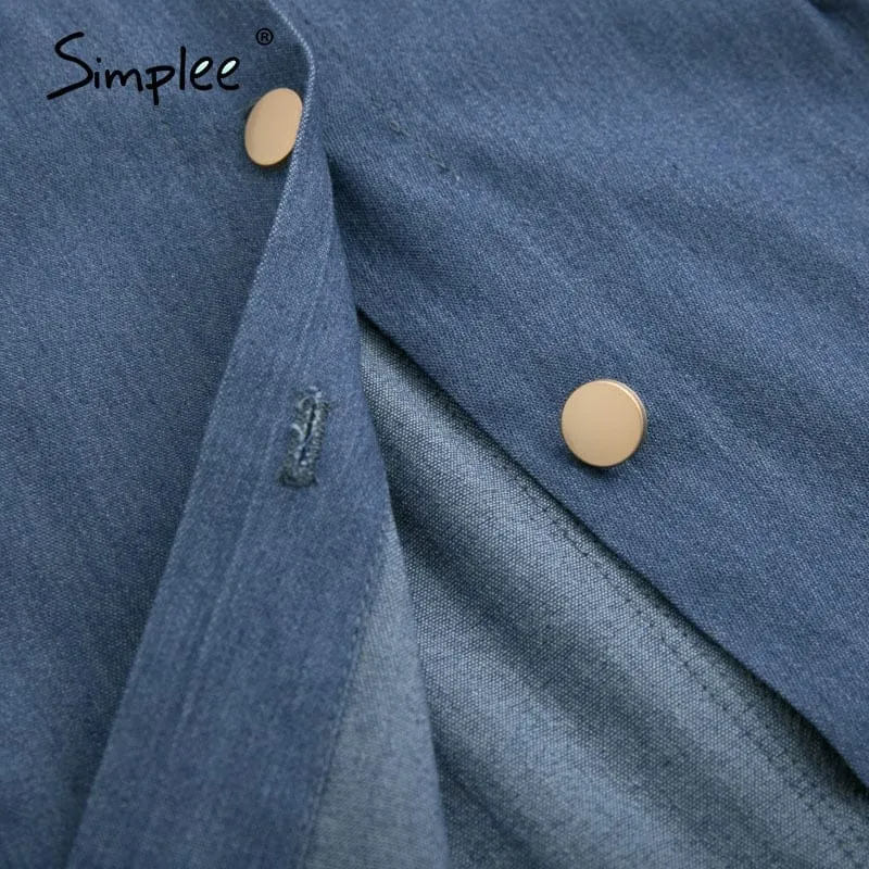 Women's Vintage denim casual/ business dress