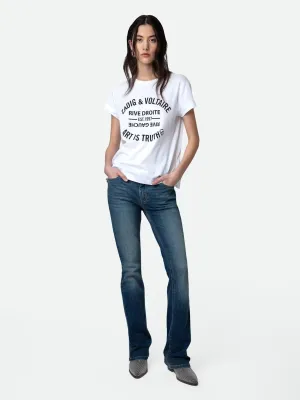 ZADIG & VOLTAIRE WALK ICO BLASON ECO T-SHIRT